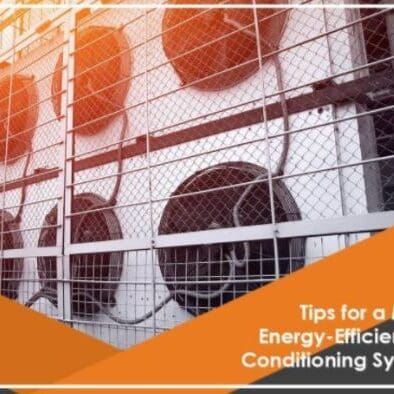 A building with multiple energy-efficient air conditioning units installed on the outside, designed to provide optimal cooling while conserving energy